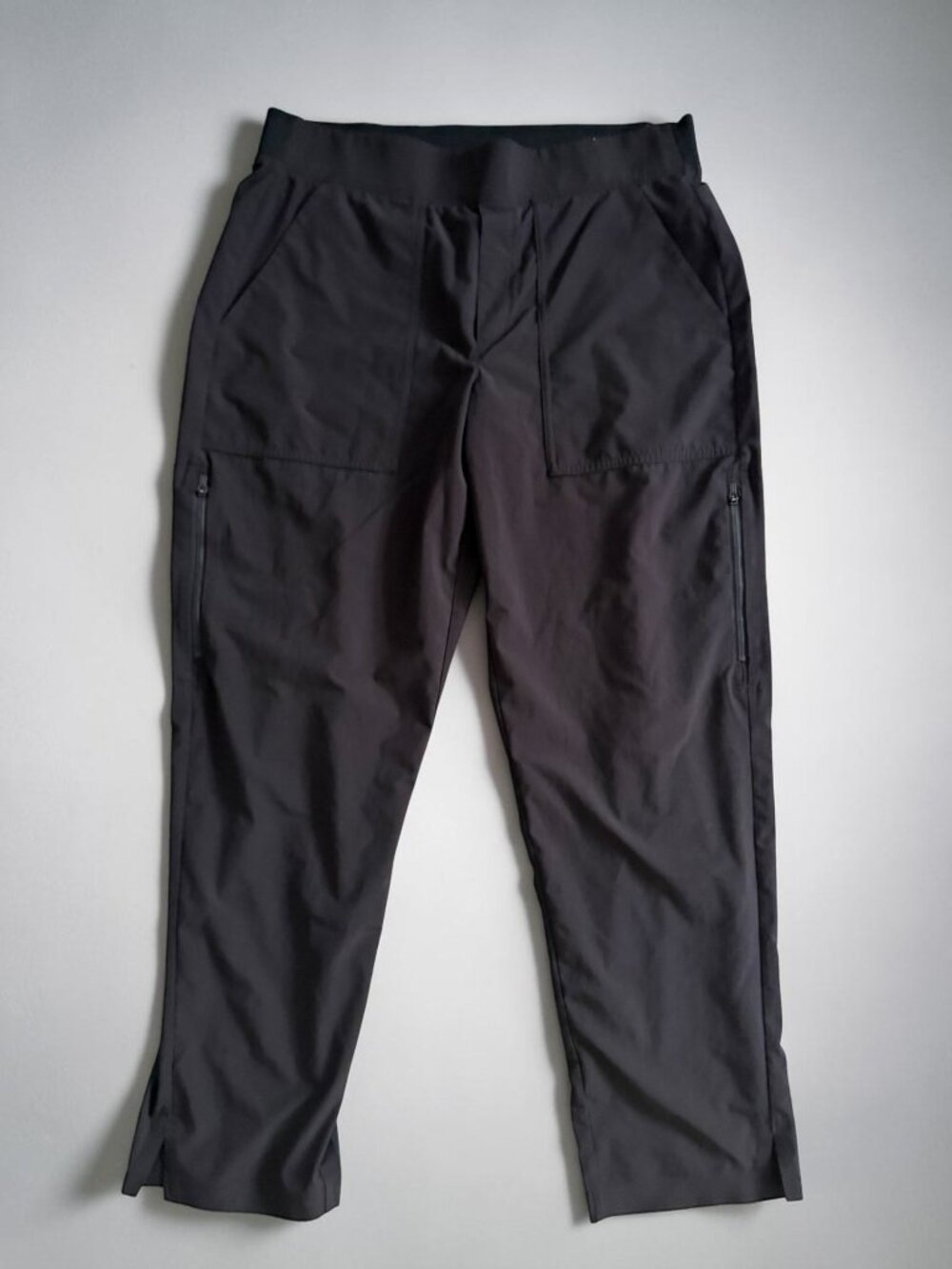 ATHLETA Black Active Ankle Pants Size 12 Womens